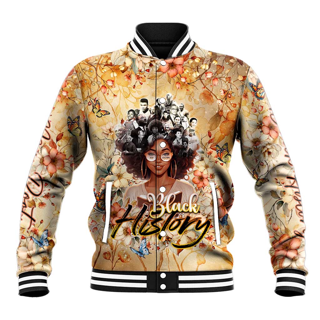 African Women Black History Baseball Jacket Civil Rights Leaders My Roots