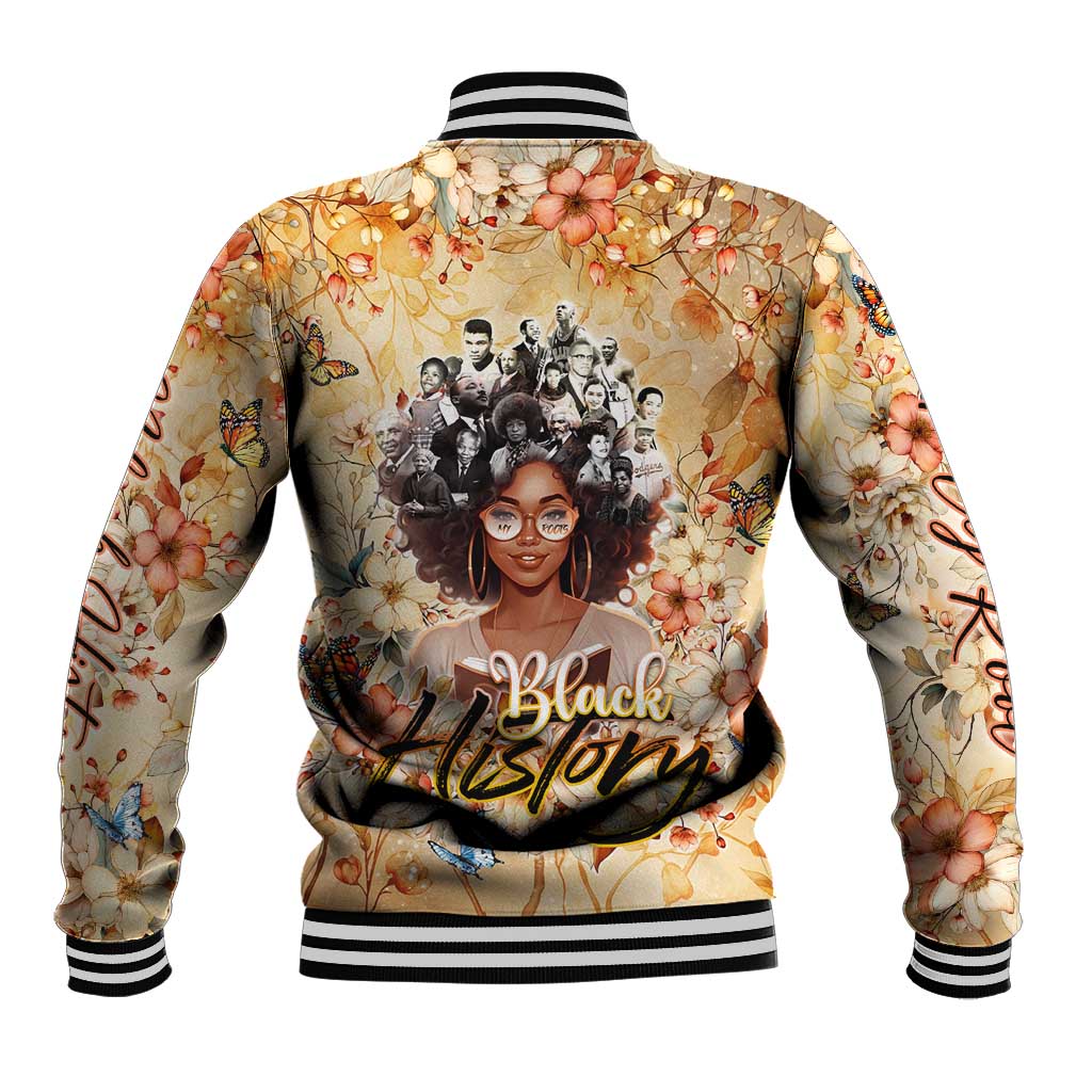 African Women Black History Baseball Jacket Civil Rights Leaders My Roots