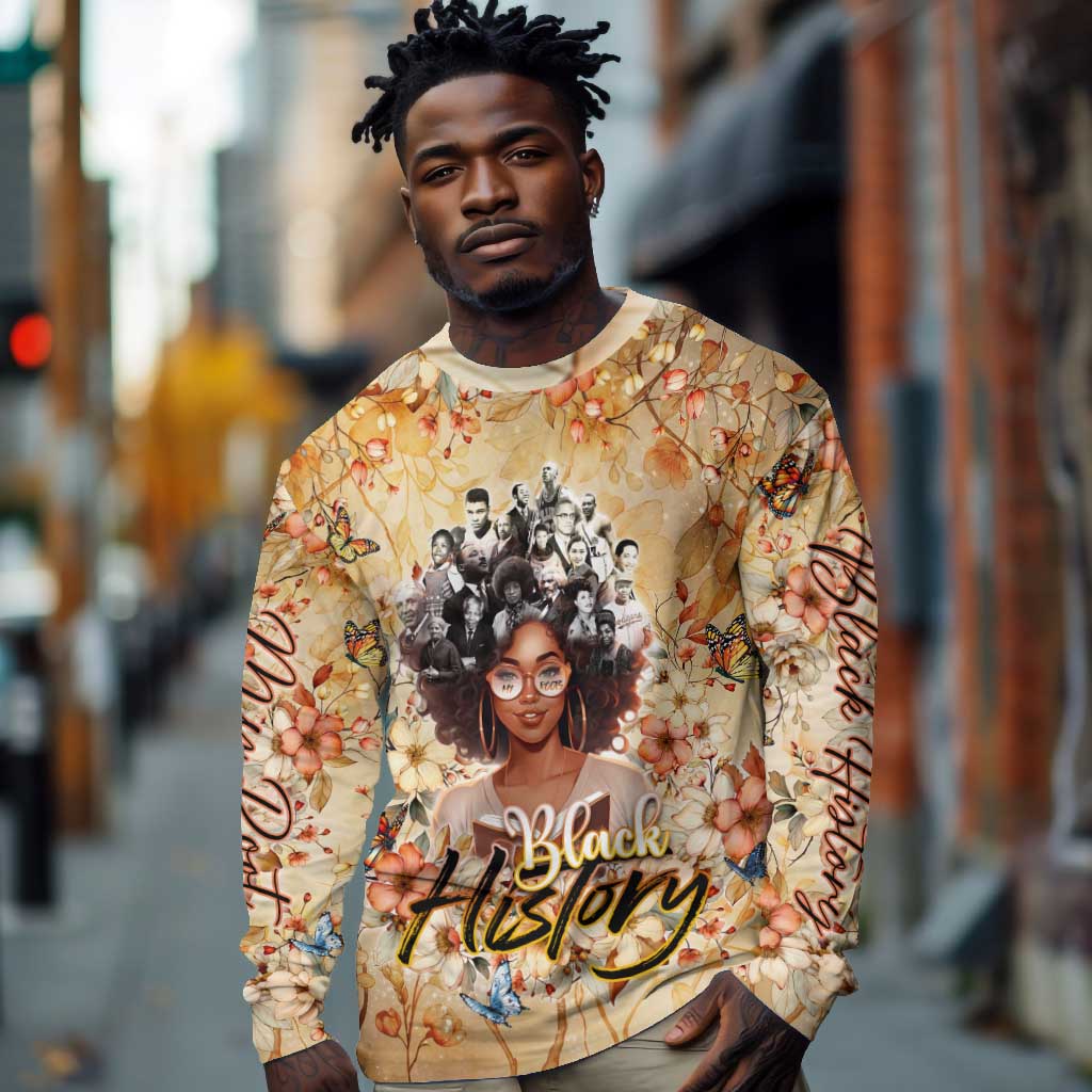 African Women Black History Long Sleeve Shirt Civil Rights Leaders My Roots