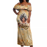 African Women Black History Off Shoulder Maxi Dress Civil Rights Leaders My Roots
