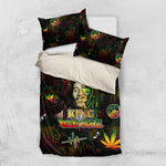 King Of Reggae Legend Bob Bedding Set Peace and Love