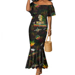 King Of Reggae Legend Bob Mermaid Dress Peace and Love