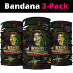 King Of Reggae Legend Bob Neck Gaiter Peace and Love DT02