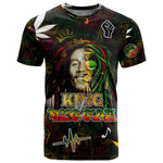 King Of Reggae Legend Bob T shirt Peace and Love