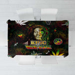King Of Reggae Legend Bob Tablecloth Peace and Love