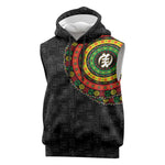 Adinkra Symbols Sleeveless Hoodie African Culture - African Pride