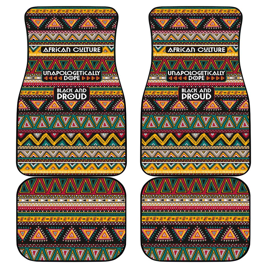 Colorful African Pattern Car Mats