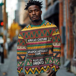 Colorful African Pattern Long Sleeve Shirt DT02