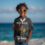 I'm Black and I'm Proud - Personalized African Kid Hawaiian Shirt