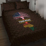 African Roots Design - Custom Personalized Quilt Bed Set
