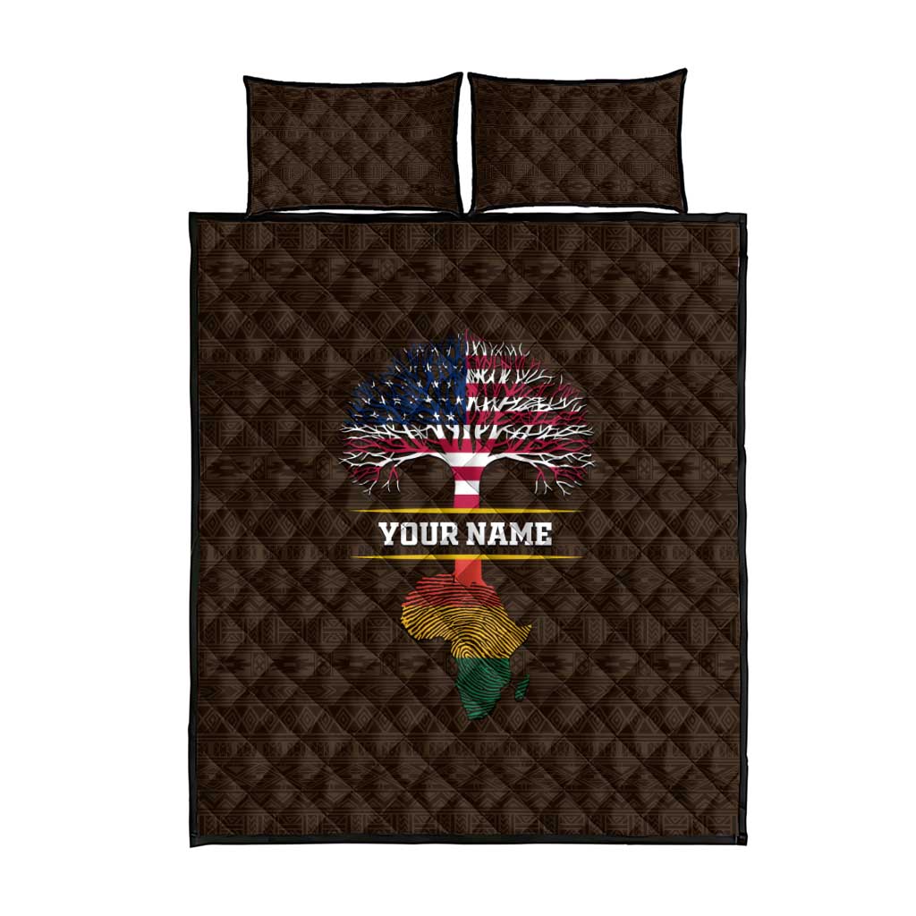 African Roots Design - Custom Personalized Quilt Bed Set