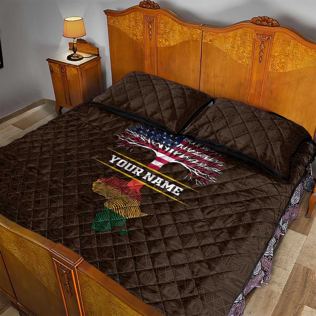 African Roots Design - Custom Personalized Quilt Bed Set