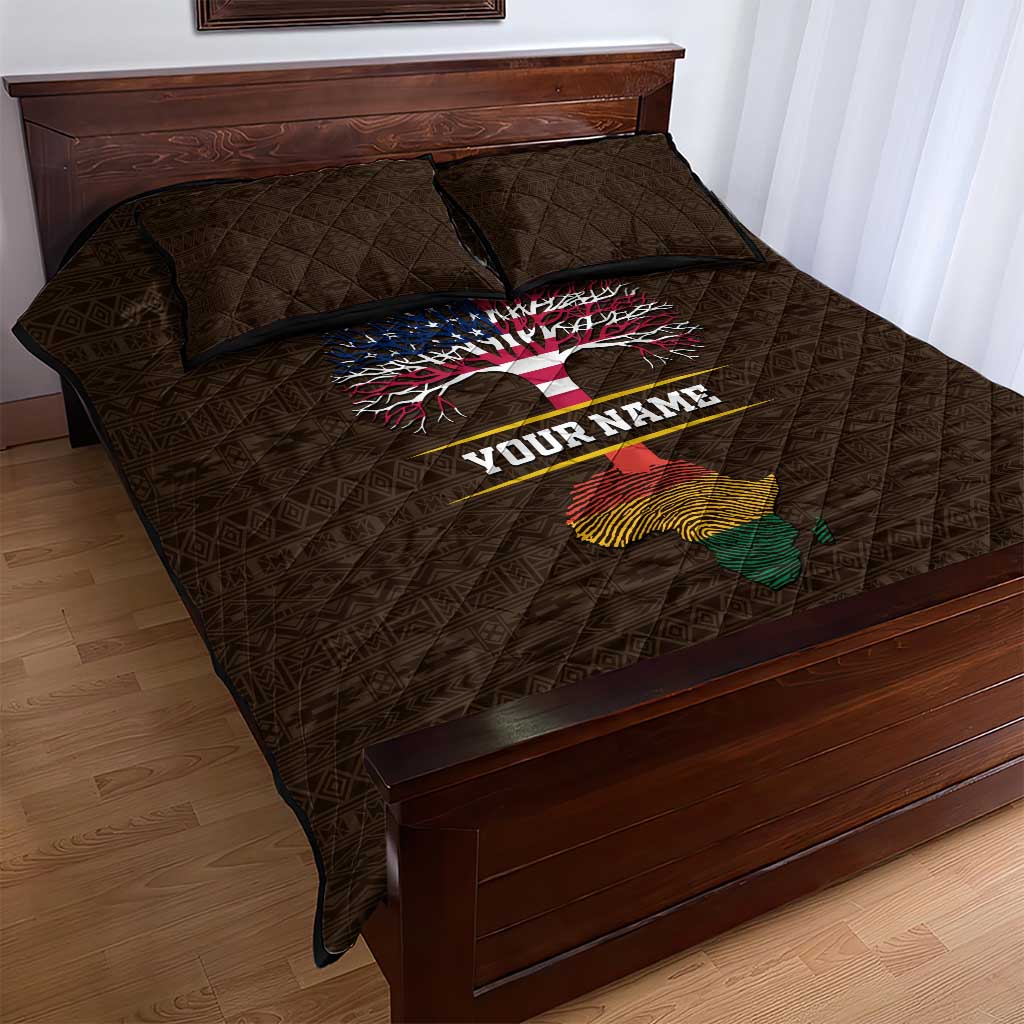 African Roots Design - Custom Personalized Quilt Bed Set