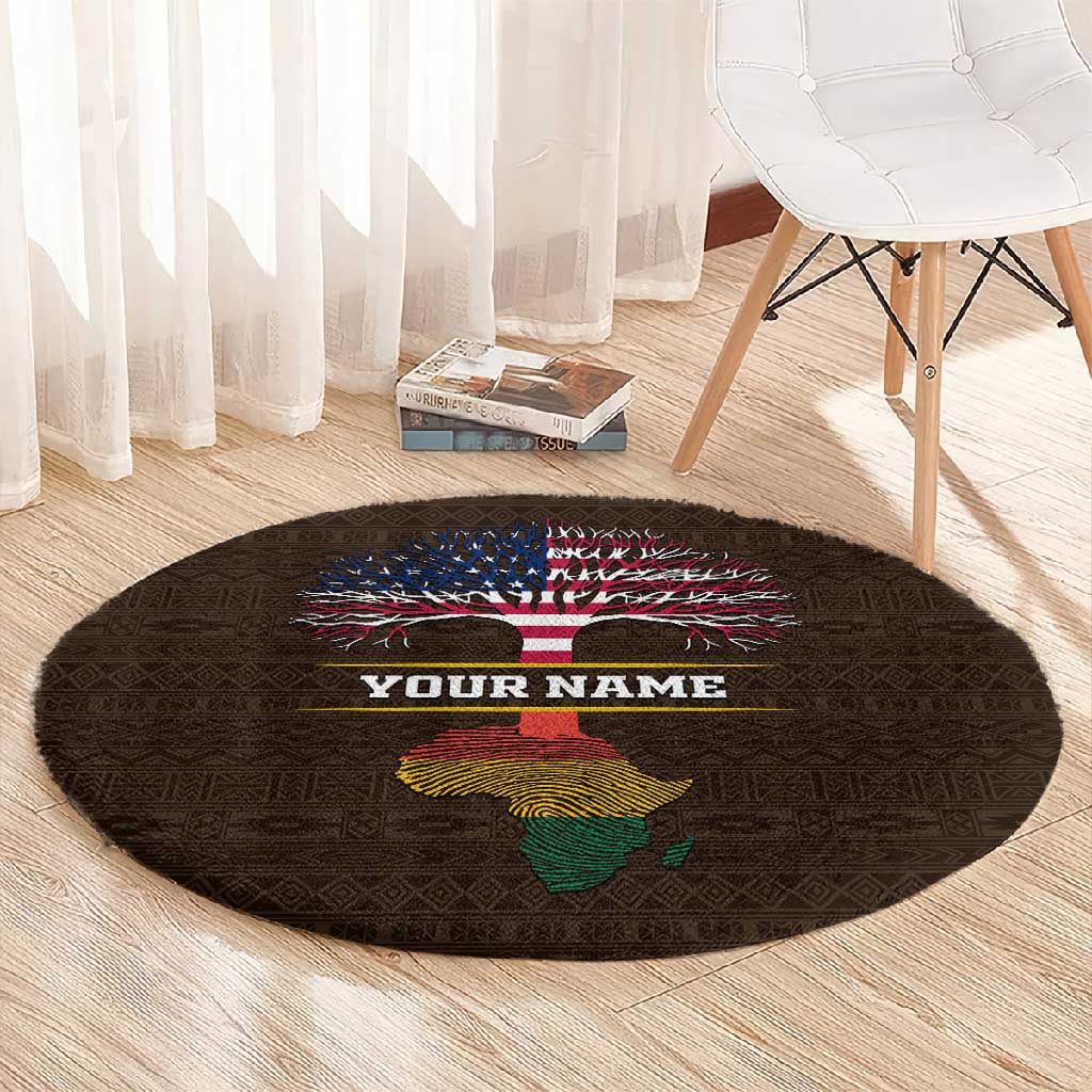 African Roots Design - Custom Personalized Round Carpet