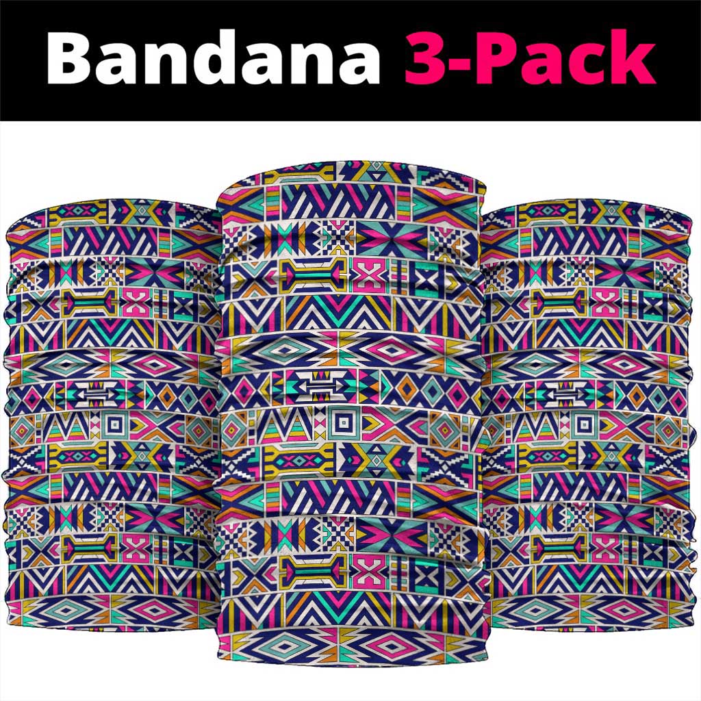 African Ndebele Pattern Neck Gaiter DT02