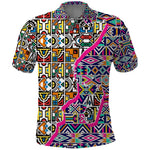 African Ndebele Pattern Polo Shirt