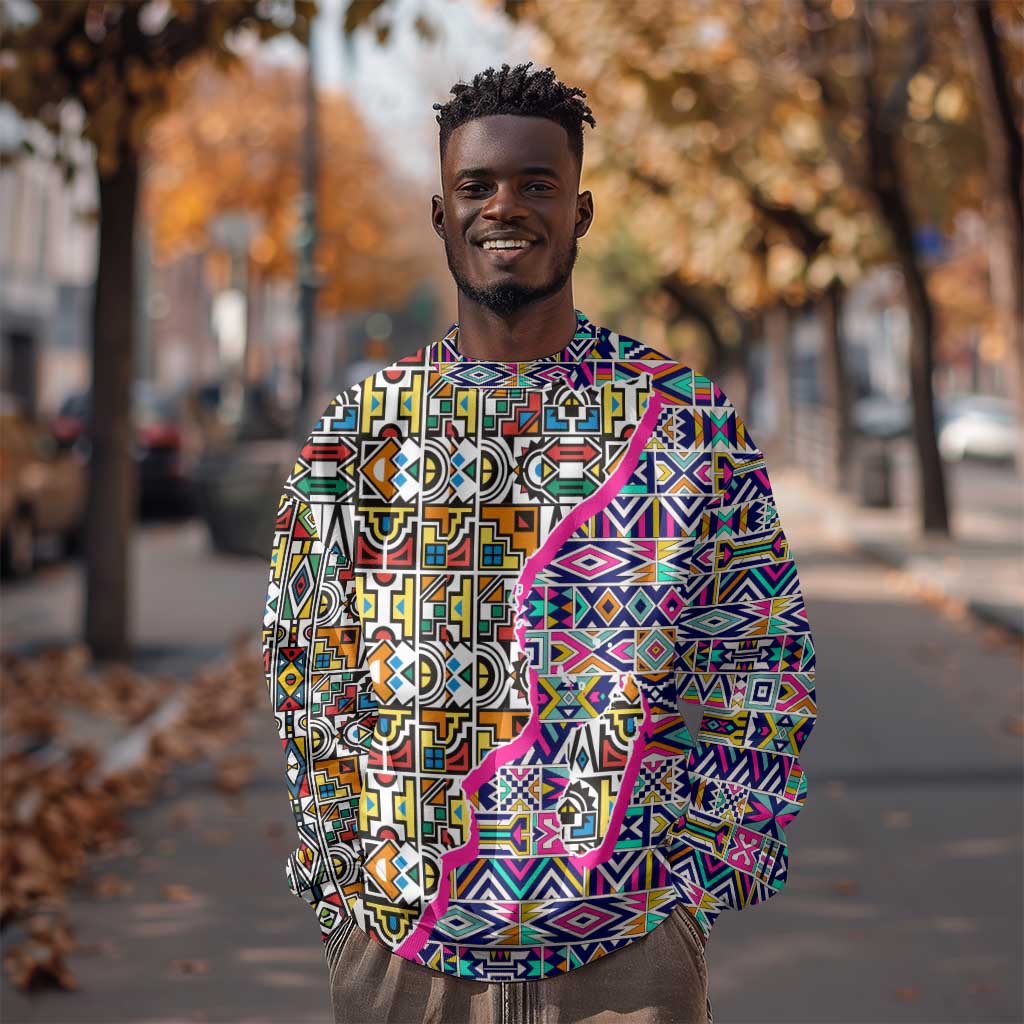 African Ndebele Pattern Sweatshirt