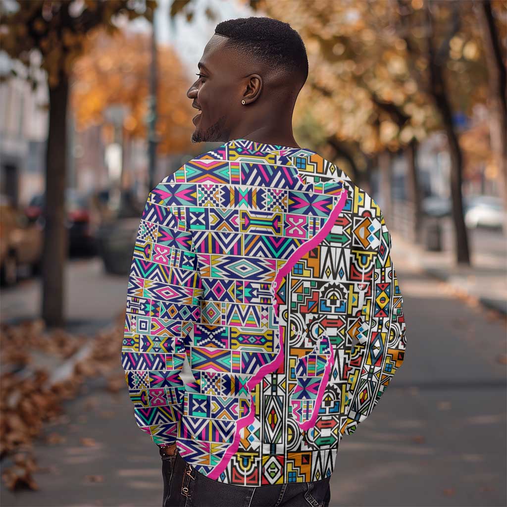 African Ndebele Pattern Sweatshirt