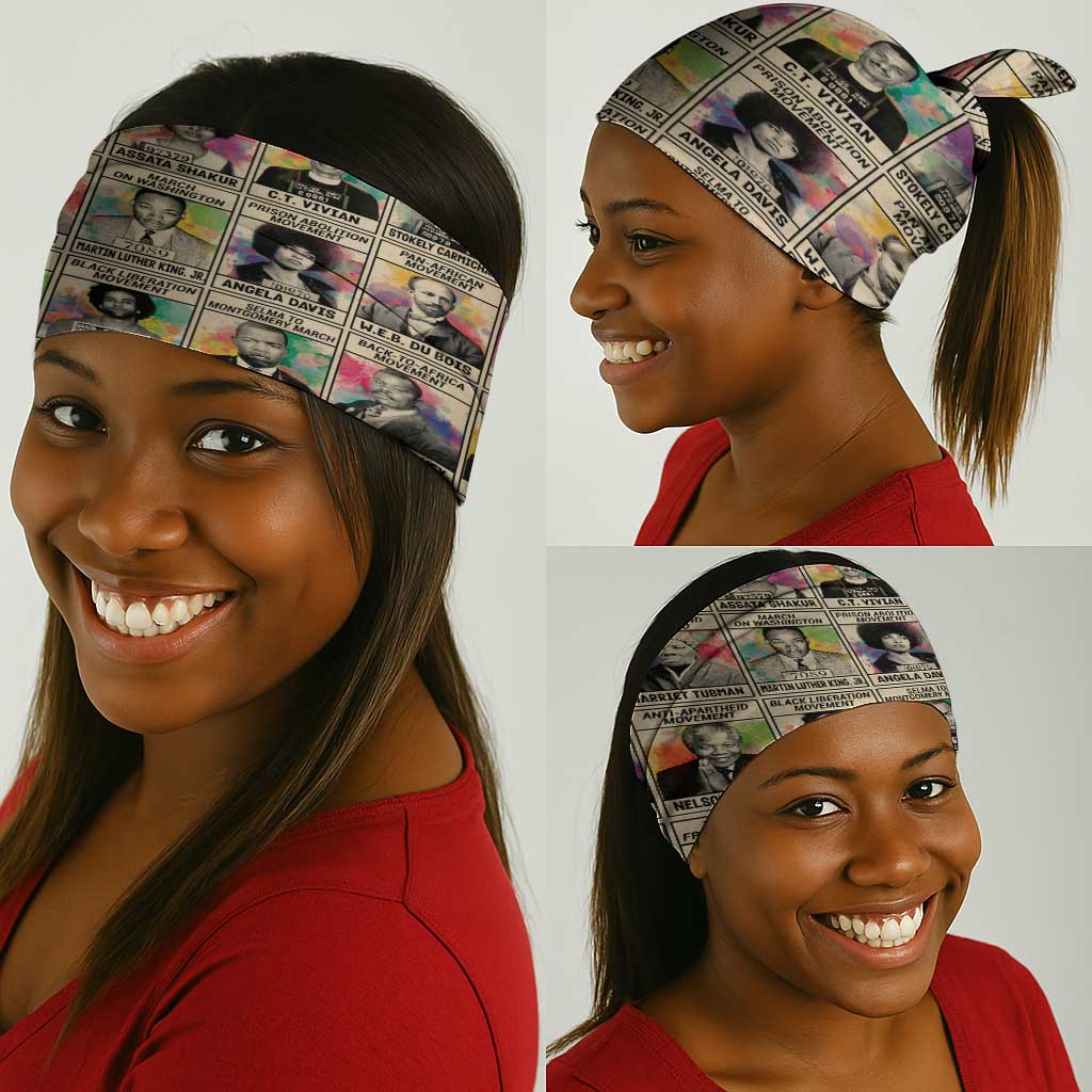 All My Heroes Have FBI Files Neck Gaiter Civil Rights Leaders DT02