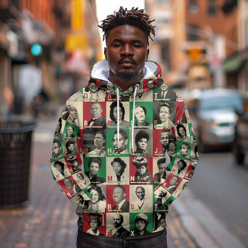 A To Z Of Black Heroes Hoodie Civil Rights Leaders