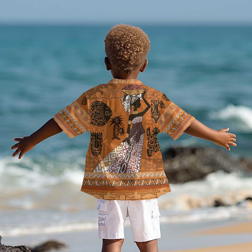 Personalized Beautiful Woman African Kid Hawaiian Shirt