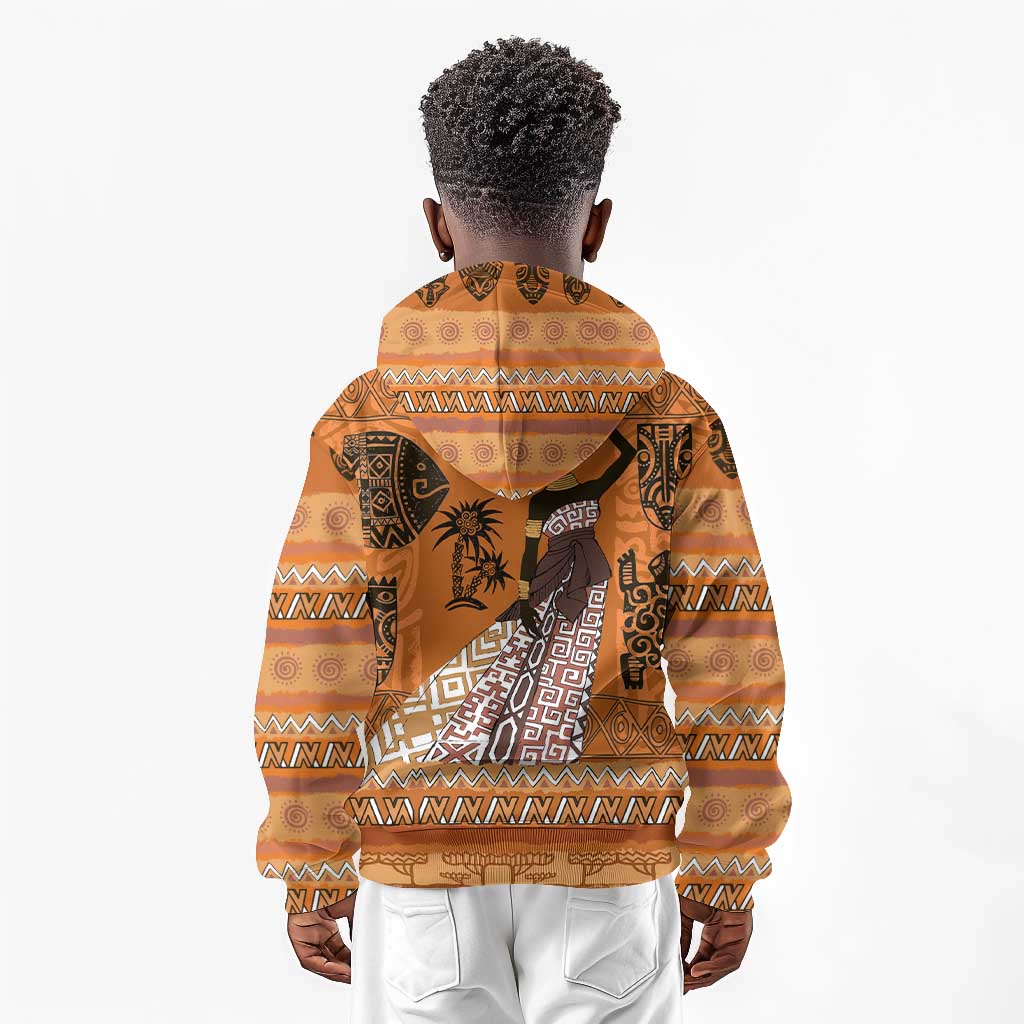 Personalized Beautiful Woman African Kid Hoodie