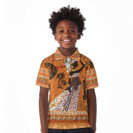 Personalized Beautiful Woman African Kid Polo Shirt