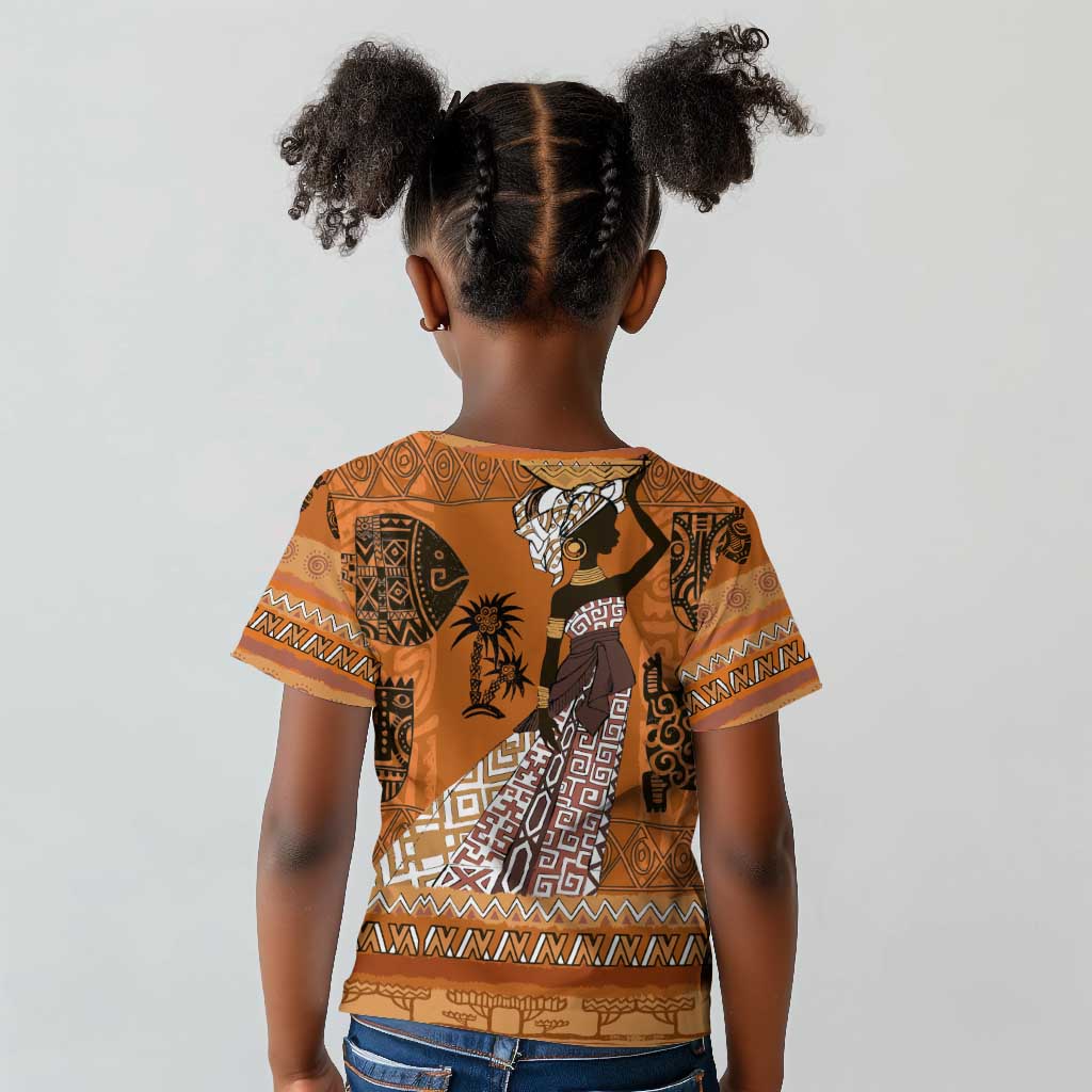 Personalized Beautiful Woman African Kid T shirt