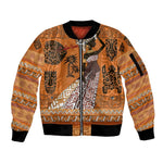 Personalized Beautiful Woman African Sleeve Zip Bomber Jacket