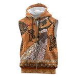 Personalized Beautiful Woman African Sleeveless Zip Hoodie - African Pride