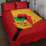Black History Month Quilt Bed Set - African February Design