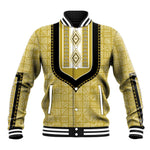 Personalized African Dashiki Baseball Jacket - Mudcloth Style DT02