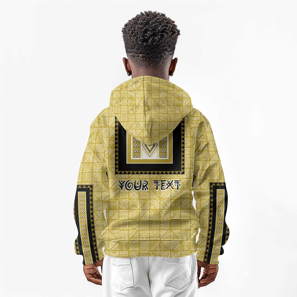 Personalized African Dashiki Kid Hoodie - Mudcloth Style