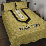 Personalized African Dashiki Quilt Bed Set - Mudcloth Style