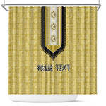 Personalized African Dashiki Shower Curtain - Mudcloth Style