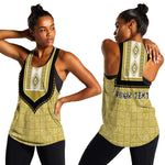 Personalized African Dashiki Women Racerback Tank - Mudcloth Style