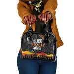 Personalized Black History Month Shoulder Handbag with African American Heroes