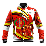 Ethiopia Tigray Baseball Jacket Revolution Emblem Freedom Fighters and Flag