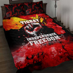 Tigrayans Independence Quilt Bed Set I Stand with Tigray - Fist of Freedom