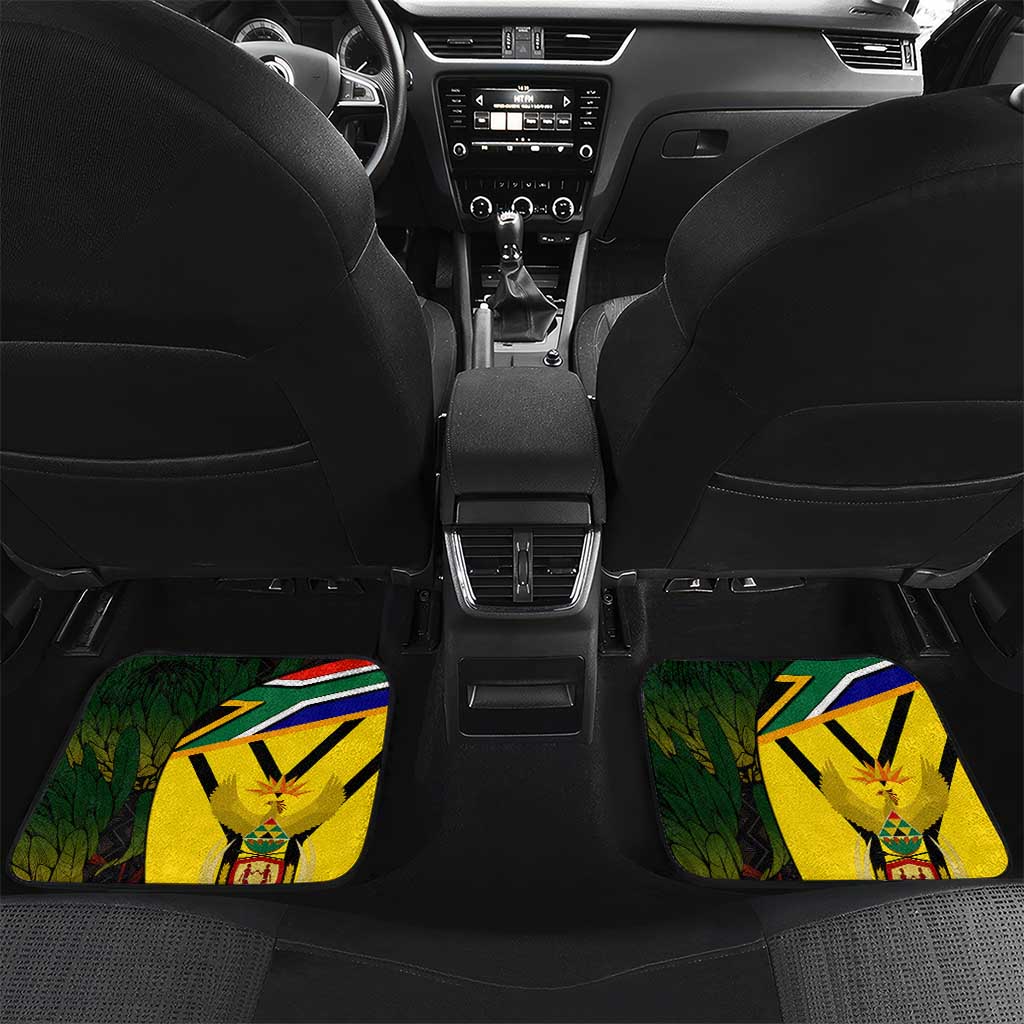 Coat Of Arms South Africa Car Mats Protea Unity Heritage
