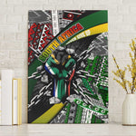 South Africa Fist of Freedom Canvas Wall Art Never Give Up