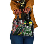 South Africa Fist of Freedom Shoulder Handbag Never Give Up