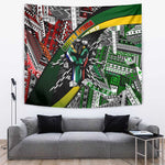 South Africa Fist of Freedom Tapestry Never Give Up