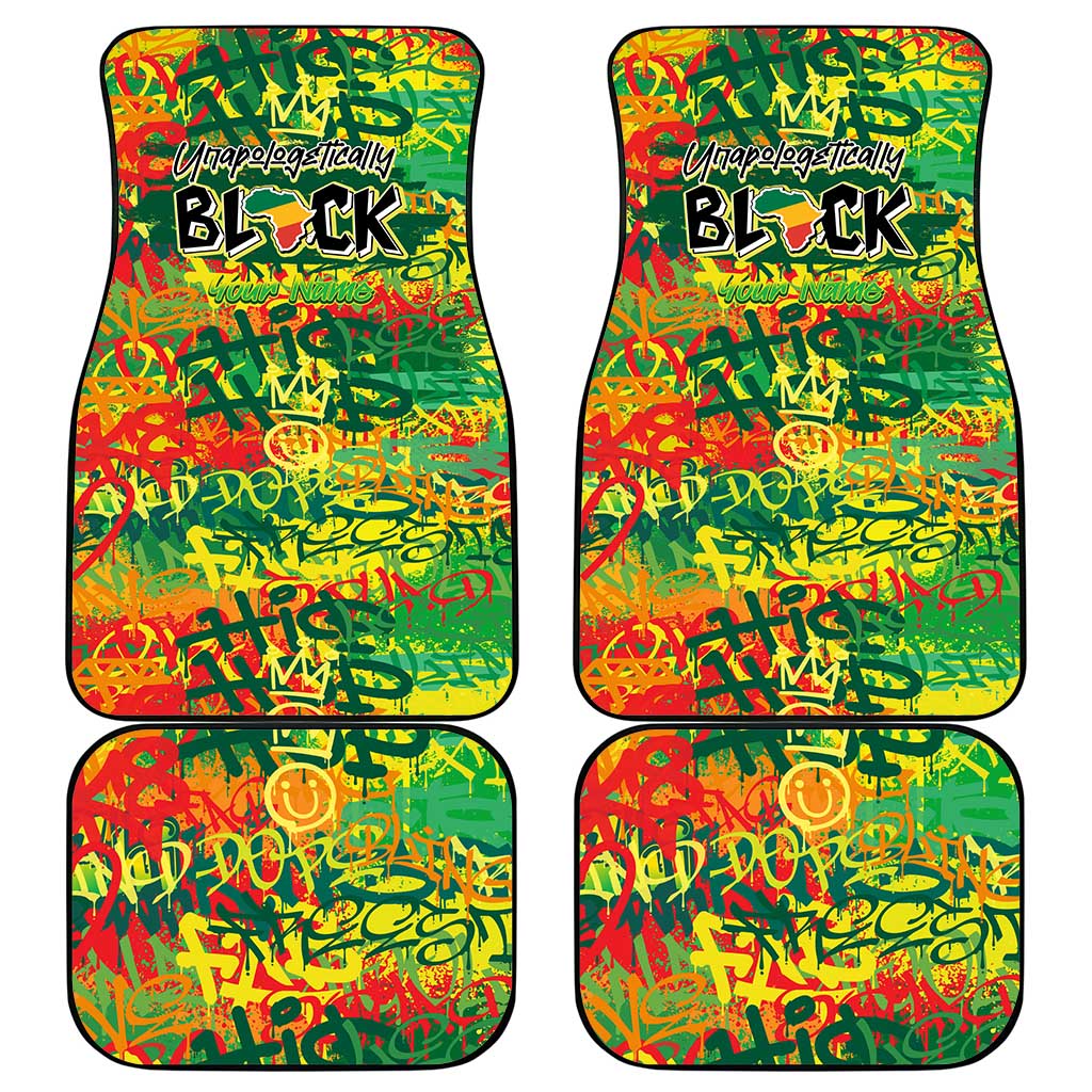 Personalized African Design Car Mats - Unapologetically Black