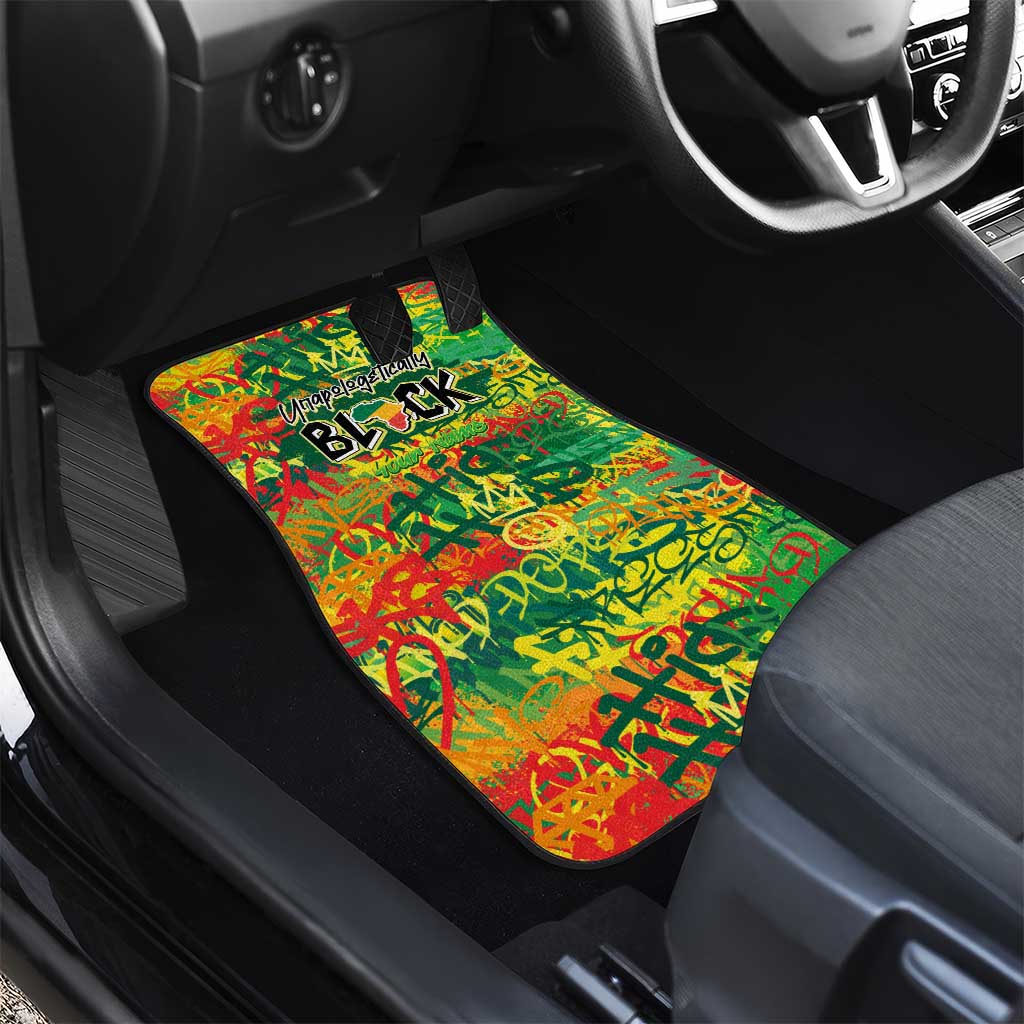 Personalized African Design Car Mats - Unapologetically Black