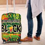 Personalized African Design Luggage Cover - Unapologetically Black