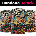 African Wildlife Neck Gaiter Animal Pattern DT02
