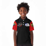 Red Tails Tuskegee Airmen Kid Polo Shirt Black History Fighter Plane Patriotic Tribute - African Pride