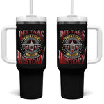 Red Tails Tuskegee Airmen Tumbler With Handle Black History Fighter Plane Patriotic Tribute - African Pride