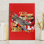 Tuskegee Red Tails Airmen Canvas Wall Art African American WWII Fighter Pilot Legacy - African Pride